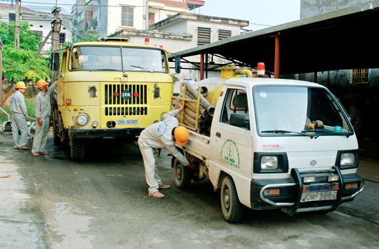 Hút bể phốt tại Hoàng Mai