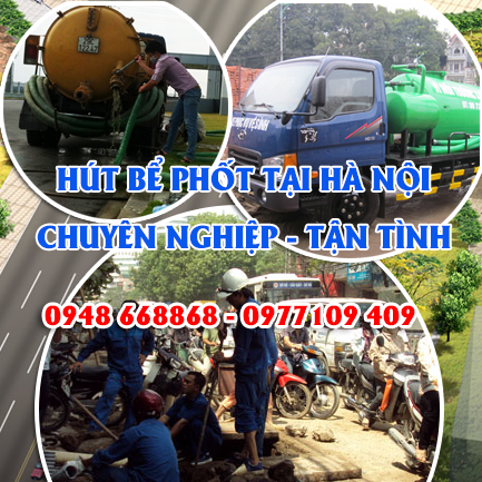 Hút bể phốt tại Mỹ Đình