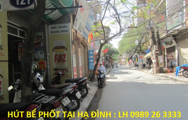 Hút bể phốt tại Hạ Đình Thanh Xuân