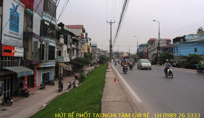 Hút bể phốt tại Nghi Tàm