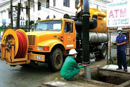 Hút bể phốt Trần Phú