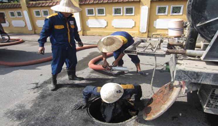Hút bể phốt tại Bồ Đề