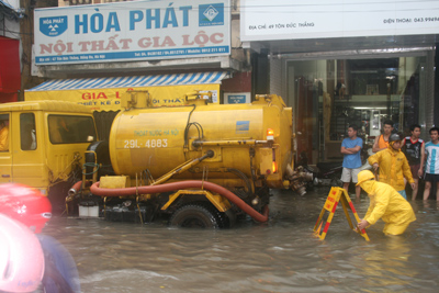 Hút bể phốt tại Ngô Thì Nhậm