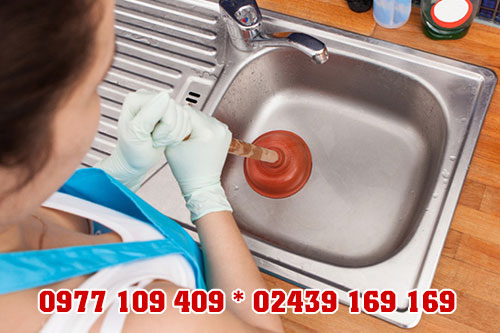 Thông tắc chậu rửa Quận Long Biên