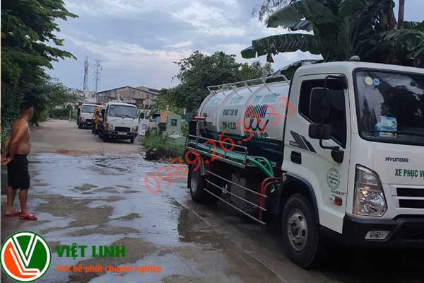 Hút bùn vi sinh tại Thái Nguyên