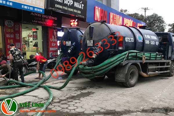 Hút bể phốt tại Mỹ Đức