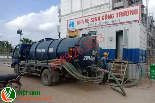 Hút bể phốt tại Tân Yên