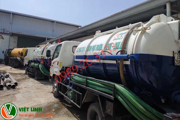 Hút bể phốt tại Yên Phong