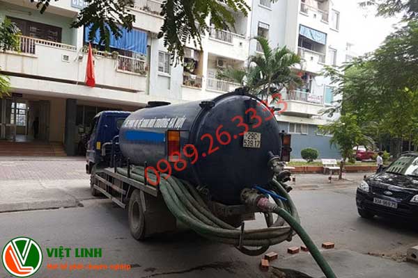 Hút bể phốt tại Sơn Động