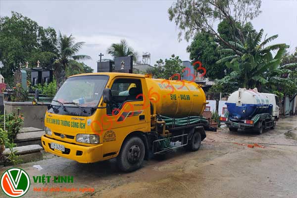 Hút bể phốt tại Quế Võ