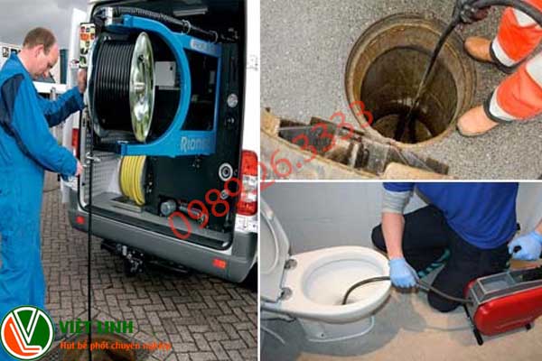 Thông tắc cống tại Thanh Trì