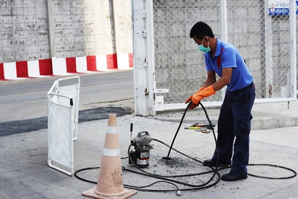 Thông tắc cống tại Mỹ Đức