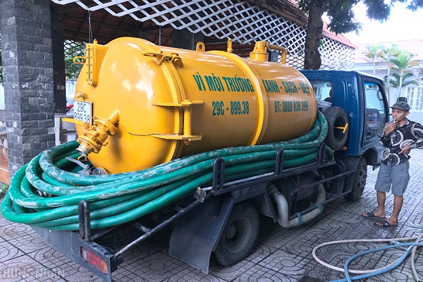 Hút bể phốt tại Nam Sách