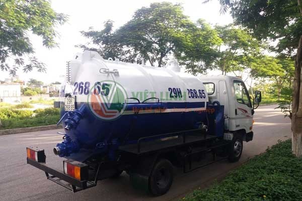 Thông tắc cống, hút bể phốt tại Hoàng Liệt