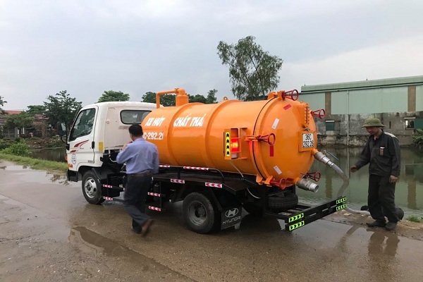 Thông tắc cống, hút bể phốt tại Trung Tự
