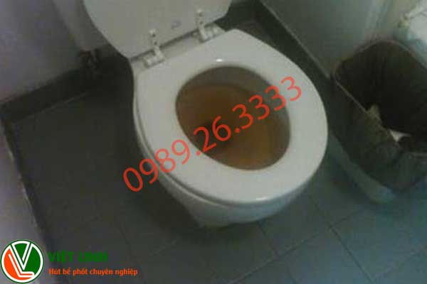 Bể phốt hiện tương tắc nghẽn