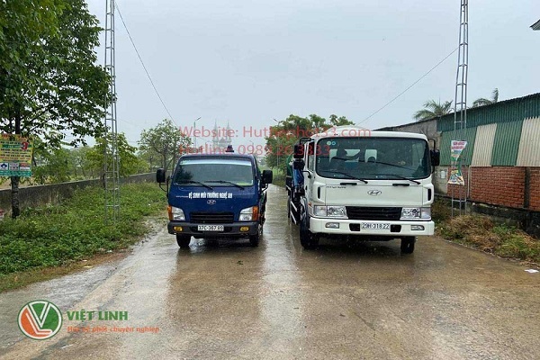 Việt Linh trang bị xe hút bể phốt chuyên dụng, hiện đại