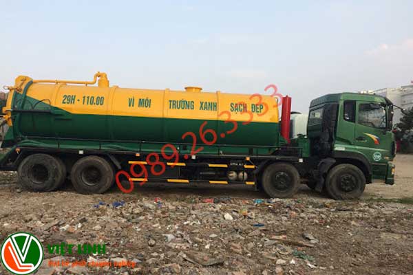 dịch vụ hút bể phốt giá rẻ nhất tại phù tiên