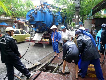 Hút bể phốt tại Quang Trung tiện lợi, nhanh chóng, đảm bảo chất lượng