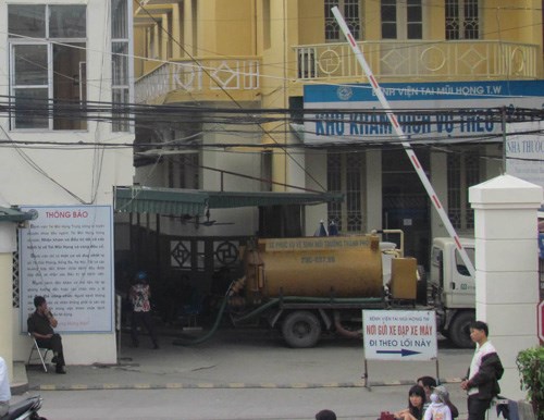 Hút bể phốt tại Ba Đình