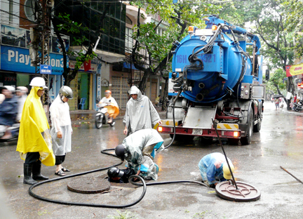 Hút bể phốt tại Bách Khoa