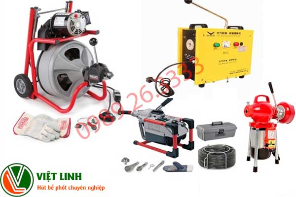 tổng hợp các máy thông cống hiện dại nhất