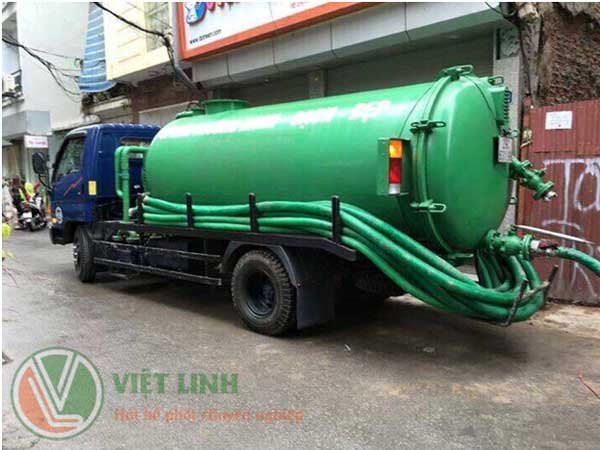 thông bể phốt đống đa