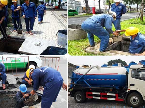 dịch vụ thông tắc bể phốt tại cầu giấy