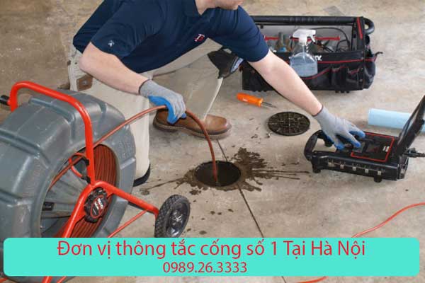 Đơn vị thông tắc cống số 1 tại Hà Nội