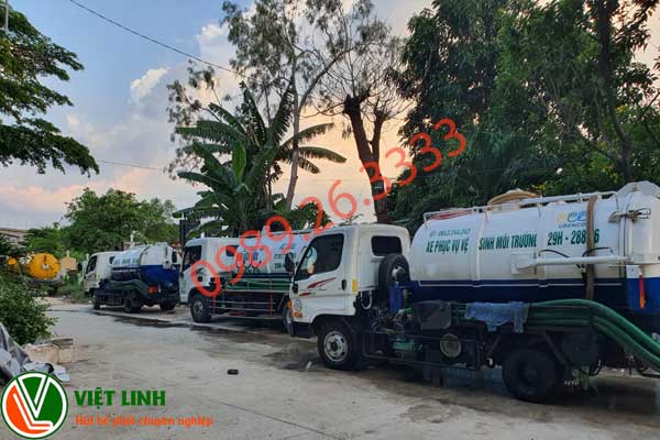 Xe hút bể phốt tại Thường Tín của Việt Linh