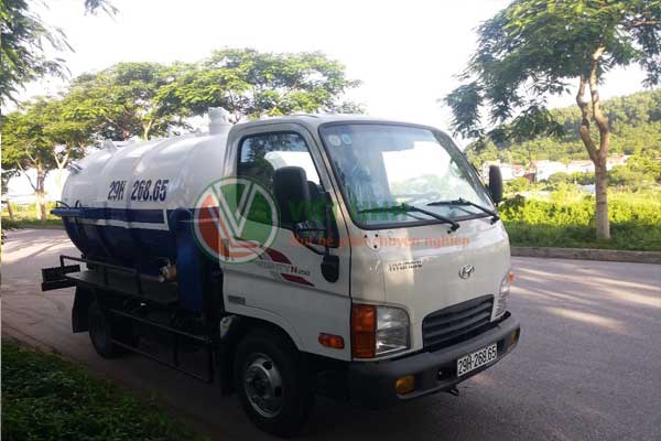 Xe hút bể phốt tại Đông Anh
