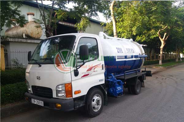 xe hút bể phốt tại Hai Bà Trưng