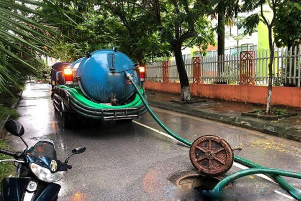 hút bể phốt tại Phú Thị