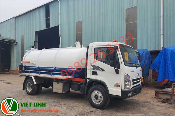 Xe phục vụ hút bể phốt của việt Linh