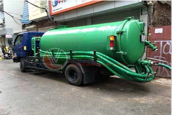 Trang bị xe hút bể phốt chuyên dụng, tiên tiến nhất hiện nay