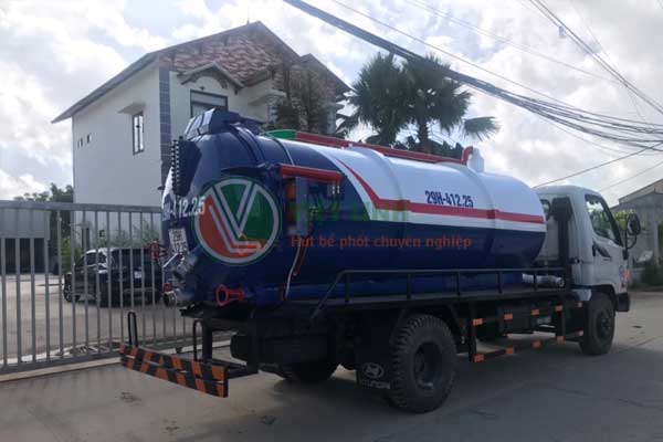 xe hút bể phốt tại Nam Từ Liêm